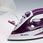 Fier De Calcat Ariete 6235, 2000W, 300 Ml. Talpa Ceramica, Violet/Alb