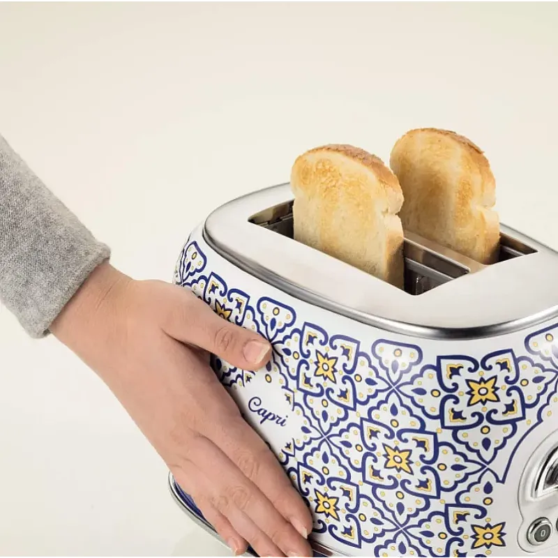 Prajitor de paine Ariete, 0155 Vintage, 810 W, 2 Felii, Capri - Studiocasa.ro