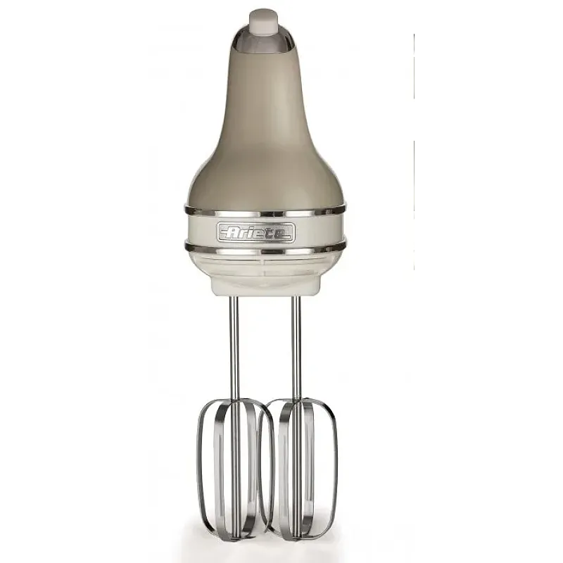 Mixer manual Ariete VINTAGE 1548/04, 450W, 5 viteze, Turbo, Crem - Studiocasa.ro
