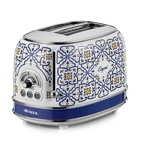 Prajitor de paine Ariete, 0155 Vintage, 810 W, 2 Felii, Capri