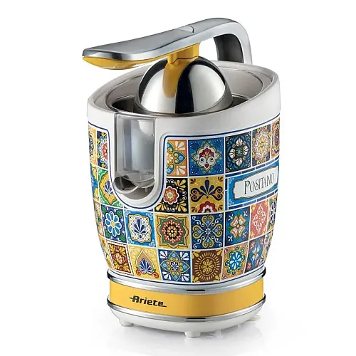 Storcator De Citrice Ariete 0413, Putere 85W, Inox, Cu Maner, Positano Vintage