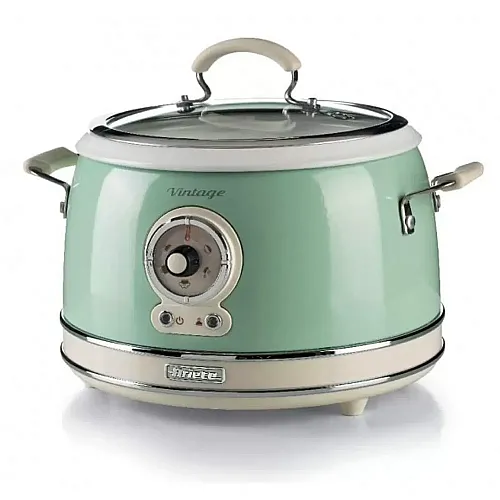 Aparat pentru gatit orez Vintage 2904CR/GR, 700W, Crem/Verde, Ariete