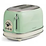 Prajitor de paine Ariete, 0155 Vintage, 810 W, 2 Felii, verde