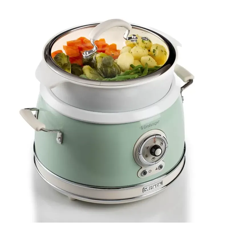 Aparat pentru gatit orez Vintage 2904CR/GR, 700W, Crem/Verde, Ariete