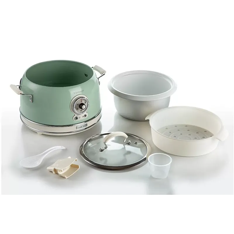 Aparat pentru gatit orez Vintage 2904CR/GR, 700W, Crem/Verde, Ariete