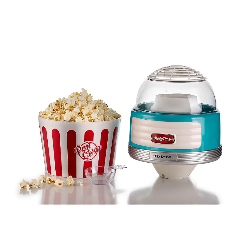 Aparat Popcorn Xl Party Time 2957 Ariete, 1100W, 60 Gr, bLUE